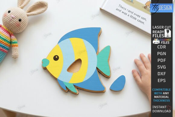 Download Montessori Kids Puzzle Laser Cut | CNC - Premium Resources