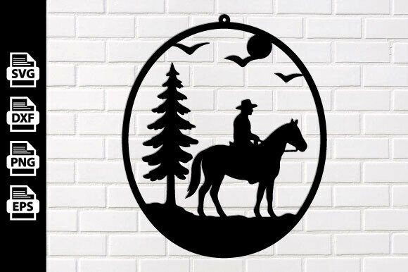Download Custom Cowboy Metal Wall Art - Premium Resources