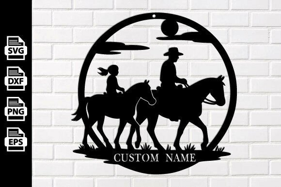 Download Custom Cowboy Metal Wall Art Laser Cut - Premium Resources
