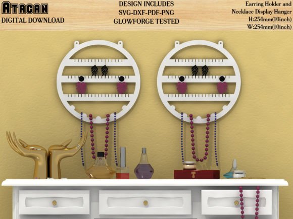 Download Earring Jewelry Stand Glowforge Cut File - Glowforge cut file Collection